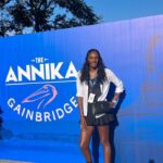 Lisa Leslie Instagram – It’s #ParityWeek here at The Annika driven by @gainbridgesport. Got a chance to watch @annikas59 in action! ⛳️ #Leadwithlegacy #womensupportingwomen #annikasorenstam #pelicangolfclub