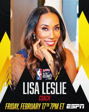 Lisa Leslie Instagram - Coaching Team Ryan for the #RufflesCelebGame at #NBAAllStar... @lisaleslie!