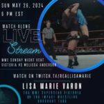 Lisa Marie Varon Instagram - 🗓️ SUNDAY | May 26, 2024 🕕 START TIME | 6PM EST 🔗 Follow | https://twitch.tv/reallisamarie ⭐️ Join me for a Twitch Watch Along, May 26th at 6PM EST! We will be looking back at a match that took place 18 years ago. It's Sunday Night Heat... Victoria (@reallisamarie) vs Melissa Anderson (@realfuturelegend). As we watch we can chat about the match. If you are in the chat room, you can ask me questions about the match. Hope you can join and watch with me! Follow me at twitch.tv/reallisamarie and I will see you there! #LisaMarieVaron #WWEVictoria #VictoriaWWE #WWE #Twitch #TwitchTV #StreamingOnTwitch #WatchAlong #MelissaAnderson #CheerleaderMelissa