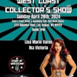 Lisa Marie Varon Instagram - Hey #LasVegas here’s your chance to meet Lisa Marie Varon formerly known as Victoria in #WWE and Tara in #ImpactWrestling The #WestCoastCollectorsShow is being held at Sam’s Town Hotel and Gambling Hall on Sunday April 28th from 10am - 2pm. #LisaMarieVaron #Victoria #Tara #Wrestling #Autographs #BlackWidow