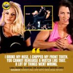 Lisa Marie Varon Instagram - Who remembers this match? The hardcore #womenstitle match between @reallisamarie and @trishstratuscom in front of a rapid #madisonsquaregarden crowd may not have gone entirely to plan - but it was a major turning point in the #WWE’s presentation of #womenswrestling. Ep 012 of the #wrestlinglifepod is out now. 🎙️