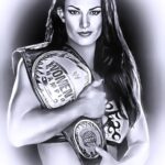 Lisa Marie Varon Instagram - A new drawing for The Queen 👸 & Future WWE HOF Victoria @reallisamarie ❤️ Had a lot of fun with this one. #victoria #wwe #wweraw #wwehof #tnawrestling