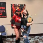 Lisa Marie Varon Instagram - The amazing @reallisamarie Thank you for being kind and letting me hold the belt 💕🥹