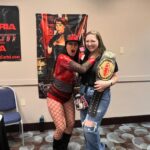 Lisa Marie Varon Instagram - The amazing @reallisamarie Thank you for being kind and letting me hold the belt 💕🥹