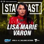 Lisa Marie Varon Instagram - This is going to be amazing! Buckle your seatbelts! #Repost @starrcastevents with @use.repost ・・・ Meet & Greets available NOW for these talented women! You can also pickup tickets for @themickiejames Presents #HER on April 12th! 🎟️http://starrcast.com🎟️ @reallisamarie @thefoxxyone @stephdelander @realtenilledashwood #VisitVictoria #StarrcastDownunder #HER #womenswrestling #GAWTV #opwlive