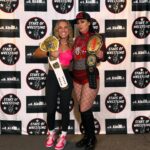 Lisa Marie Varon Instagram - wwe womens champ dreamwave womens champ 🥰 always so much fun to see my girlie and absolute legend @reallisamarie ❤️❤️ 🕷️ thank you for having us @oaktownsportsproductions