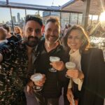 Lisa Wilkinson Instagram - That’s a Christmas wrap for The Project…and a fond farewell to five fabulous years for me. 👋🥰 (And yes those are margaritas…and no, this time I’m not drinking alone - swipe left and you’ll see why🥂😂). #Lisa’sMargaritaBar #margaritaville