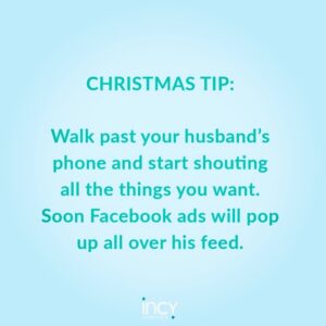 Lisa Wilkinson Instagram - Genius! 😉 Also works on wives, girlfriends, boyfriends, parents, kids, etc…

You’re welcome. And merry Christmas! 😘😘😘🎄