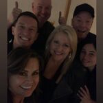 Lisa Wilkinson Instagram - Don’t let those glasses of water fool you… A big pre-Logies night with a bunch of total legends. 🎉😎 #squad @pjhelliar @dylanalcott @angelabishop10 @chantelle_otten_sexologist @rovemcmanus @tonaaayy @nonstoptomgleeson #logies #tvweeklogies