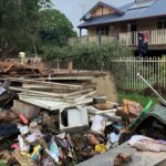 Lisa Wilkinson Instagram - It’s just about impossible for me to put into words what I’ve seen on the ground here in Lismore this week. Lives and livelihoods destroyed, hearts broken, homes beyond repair, their entire contents - everything these beautiful families once held dear - now mud-soaked and strewn in metres-high piles on the footpath awaiting giant garbage trucks heading for the tip. Tables they once sat at, beds they once slept in, photos they once cherished, bikes, dolls, toys, fridges, TVs…every momento part of someone’s story, every broken tile a piece of someone’s home. I’ve found myself as we’ve walked these streets, imagining the robust lives that just two weeks ago were being lived here never knowing what was heading their way. These homes are now empty, most uninhabitable, their windows wide open hoping to extinguish the unmistakable gut-punching smell that floods leave behind. It’s the smell of death, rotting garbage, raw sewerage and mud. There are no dogs barking or birds tweeting, it’s just silent and that’s not what this area is. It’s normally so loud and colourful and now all you hear is the sound of gurneys and generators and helicopters. The devastation here is unimaginable, thousands upon thousands of people have been displaced, living in temporary accomodation, many living off the kindness of strangers. Those who are still here are raw, exhausted, and running on adrenaline, but the community spirit is incredible. That alone though won’t keep them going. Government response and assistance has been slow and in some cases non-existent, many are uninsured because of sky-high premiums, and tricky clauses…so they desperately need our help. This will take years to fix. So if you can spare anything at all, the following organisations are doing wonderful work not just in Lismore, but in ALL the affected flood zones of the last few weeks in NSW and QLD. Whatever you can spare, thank u. And please know it WILL make a difference🙏💔 @givit_aus @lifelineaustralia @salvosau @aussiehelpinghands @redcrossau Let’s do this!!! 🇦🇺 #flood #floods #lismore St Carthage’s Cathedral 📸 by Kirran Shah.