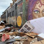 Lisa Wilkinson Instagram - It’s just about impossible for me to put into words what I’ve seen on the ground here in Lismore this week. Lives and livelihoods destroyed, hearts broken, homes beyond repair, their entire contents - everything these beautiful families once held dear - now mud-soaked and strewn in metres-high piles on the footpath awaiting giant garbage trucks heading for the tip. Tables they once sat at, beds they once slept in, photos they once cherished, bikes, dolls, toys, fridges, TVs…every momento part of someone’s story, every broken tile a piece of someone’s home. I’ve found myself as we’ve walked these streets, imagining the robust lives that just two weeks ago were being lived here never knowing what was heading their way. These homes are now empty, most uninhabitable, their windows wide open hoping to extinguish the unmistakable gut-punching smell that floods leave behind. It’s the smell of death, rotting garbage, raw sewerage and mud. There are no dogs barking or birds tweeting, it’s just silent and that’s not what this area is. It’s normally so loud and colourful and now all you hear is the sound of gurneys and generators and helicopters. The devastation here is unimaginable, thousands upon thousands of people have been displaced, living in temporary accomodation, many living off the kindness of strangers. Those who are still here are raw, exhausted, and running on adrenaline, but the community spirit is incredible. That alone though won’t keep them going. Government response and assistance has been slow and in some cases non-existent, many are uninsured because of sky-high premiums, and tricky clauses…so they desperately need our help. This will take years to fix. So if you can spare anything at all, the following organisations are doing wonderful work not just in Lismore, but in ALL the affected flood zones of the last few weeks in NSW and QLD. Whatever you can spare, thank u. And please know it WILL make a difference🙏💔 @givit_aus @lifelineaustralia @salvosau @aussiehelpinghands @redcrossau Let’s do this!!! 🇦🇺 #flood #floods #lismore St Carthage’s Cathedral 📸 by Kirran Shah.