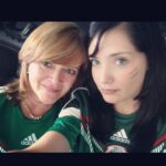 Lisette Morelos Instagram - #throwbackwednesday Lástima que la calidad de la foto no es buena… 😖 #worldcup #mexico #vamosmexico