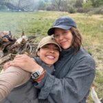 Lisseth Chavez Instagram - Left civilization for a week and came back with a tribe! 🐐 HIDE CAMP: Where we spent a week unplugged, communing with goats, whispered to cottonwood trees, danced under the stars around crackling fires. We went back to basics & embraced our primitive ancestral skills. A huge Thank you thank you to @caprakhan & Rain Gorenc for guiding and sharing this experience with us🤍 Thank you for teaching us old ways, for sharing your home with us, for the memories we created, I’m Truly grateful for it alllll 🥹🙏🏽