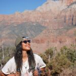 Lisseth Chavez Instagram - Zion♥️One of the most beautiful places my eyes have ever seen⛰ #zion