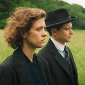 Liv Lisa Fries Instagram - KAFKA Episode 5 today 21:00h @ard @ardmediathek  with me as Milena Jesenská and Joel Basman as Franz Kafka directed by David Schalko & written by Daniel Kehlmann. 💎 Enjoy.