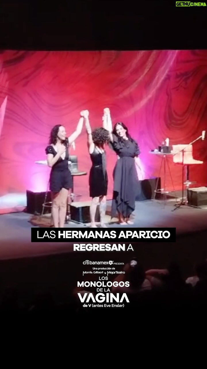 Liz Gallardo Instagram - Durante este mes #LosMonólogosDeLaVagina estarán interpretados por @gadelagarza, @elgallogallardo y @ximenagonzalez_rubio, las actrices que dieron vida a las hermanas Aparicio. ¿Nos acompañas? 📍 Nuevo Teatro Libanés 👄 8, 16 y 22 de mayo ⏰ Funciones 8:00 p.m. 🎟️ Boletos en taquilla y @ticketmaster_mx . . . . . #LasAparicio #GabrielaDeLaGarza #LizGallardo #XimenaGonzálezRubio #MaríaDelCarmenFarías #EveEnsler #TheVaginaMonologues #Vagina #Love #Feminismo #Comedia #VaginaPower