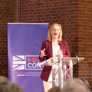 Liz Truss Instagram - Launching Popular Conservatism #popcon