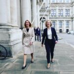 Liz Truss Instagram – Delighted to meet Estonian Prime Minister @kajakallas. Together we will defend freedom and democracy. 🇬🇧🇪🇪