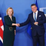 Liz Truss Instagram – Met European Commission Vice-President @maros.sefcovic today on the 🇬🇧🇪🇺 relationship. My priority is protecting peace and stability in NI.