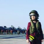 Liz Truss Instagram - On the Queen Elizabeth Aircraft Carrier off the coast of Mumbai. #carrierstrikegroup #democracies #f35s #ukindia 🇬🇧 🇮🇳
