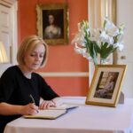 Liz Truss Instagram - On behalf of a grieving nation I offer my deepest condolences on the passing of Her Majesty.   She was the rock on which modern Britain was built.   The thoughts of this government and this nation are with His Majesty The King and his family.