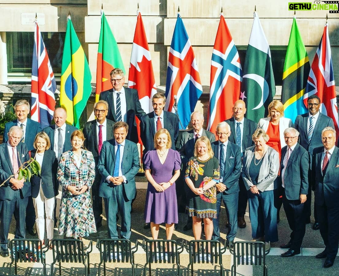 Liz Truss Instagram - Starting the new term with our largest ever team of trade envoys #reachingout #globalgoals #bestofbritish #teamtrade