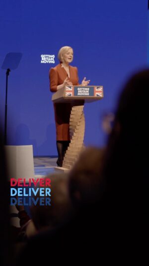 Liz Truss Instagram - We are the only party with a clear plan to get Britain moving.