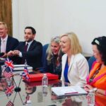 Liz Truss Instagram - Back from week in US building trade with our US allies and our great #teamuk. 🇬🇧 🇺🇸 #transatlantic #democracies #freedom #enterprise @ukinusa