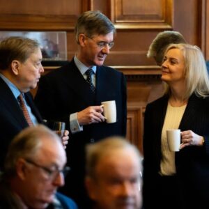 Liz Truss Instagram - Talking tax cuts and supply side reform at Growth Commission with @jacob_rees_mogg. #growthpotential