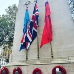 Liz Truss Instagram - At the going down of the sun and in the morning. #wewillrememberthem #remembranceday #cenotaph #whitehall