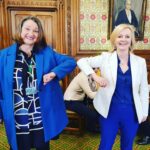Liz Truss Instagram - Meeting our newest MP Jill Mortimer. #hartlepoolhero #trueblues