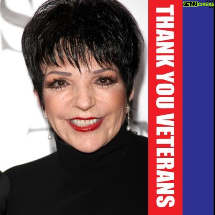 Liza Minnelli Instagram - #lizaminnelli #veteransday #veterans #usa