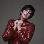 Liza Minnelli Instagram - Halston was pure genius.... god do I miss him and his personal designs. #halston #redsequins #lizaminnelli #lizawithaz #studio54