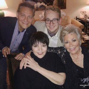 Liza Minnelli Instagram - My gorgeous, forever friend, @themitzigaynor had the most elegant of dinner parties just the other day... I love this woman dearly, and boy does she set a beautiful table! 
It’s nice to reminisce about the old days amazingly enough with someone else who remembers them... HA! 😘♥️
#lastbroadsstanding #goldenage #mitzigaynor #lizaminnelli #michaelfeinstein #dinnerparty #friends