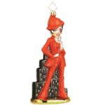 Liza Minnelli Instagram - @bcefa is selling this @officiallizaminnelli Christmas ornament designed by @instaglenhanson to raise money to fight AIDS. Go to: Broadwaycares.stores.yahoo.net/brlelimipryo.html #broadwaycaresequityfightsaids #lizaminnelli #glenhanson #christmas #ornaments #chrstmasornament #red