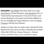Lizze Broadway Instagram - is? this? real? life? a huge thank you to Tyler and Amy for inviting me to be a part of this incredible team! what an absolute dream. & thank you to everyone who made this possible. you know who you are. get ready to belly laugh.