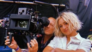 Lizze Broadway Instagram - Behind the scenes of @genv on @primevideo 
All episodes out now 🦗🫶🏼 🩸