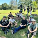 Lizzie Armanto Instagram - Thx @birdhouseskateboards for the awesome trip down under! 🇦🇺🐨 Caught up w/ old friends, made new friends, had a hair dye birthday party (even @tonyhawk participated) & even kangaroo n koala hangout!🌟