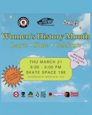 Lizzie Armanto Instagram - Hanging out at Skate Space 198 today to celebrate Women’s History Month w/ the @VansSkate team, @bronxgirlsskate & @sk8babes. C U thereee! 💞🛹🗽
