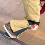 Lizzie Armanto Instagram - Fun sesh at @Vans Off The Wall Skatepark wearing my flower-pattern Lizzie shoe 🛹🌼 Song ft vert legend @karenjonz 🫶🏻