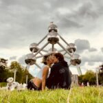 Lizzie Armanto Instagram - Waffles, chocolate, & endless love under the Atomium w/ my Valentine, @AxelCrusher. 🍫🇧🇪❤️ pic inspired by my @birdhouseskateboards Alma graphic by @junoregen Last 📸 by @isa.dimaranan