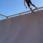 Lizzie Armanto Instagram - Blue skies & pink vert ramps. Skating my @vansskate Lizzie Low shoe. 💘🛹👟 Little line filmed by @daneburman