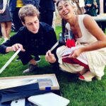Lizzie Armanto Instagram - My 2023 highlight was @axelcrusher & I’s belated wedding party. Here's to making every moment count in 2024! Wishing everyone the best for the new year. 💍💒🎇
