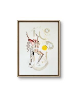 Loan Chabanol Instagram - Original Painting “ AKAI “ — Acrylics & Pastel on paper. #art #women