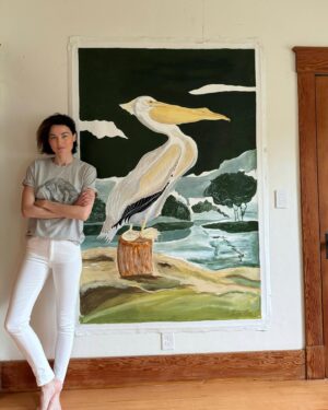 Loan Chabanol Instagram - Acrylics on canvas #pelican #artwork