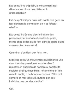 Loounie Instagram - J’ai écrit ça en prenant mon café, en réponse à un discours que j’observe depuis longtemps, mais qui est particulièrement présent depuis environ un an. 

ON LÂCHE PAS GROUPE! ❤️❤️ ❤️
