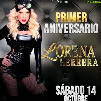 Lorena Herrera Instagram - Nos vemos en el 1er aniversario de @lamalqueridadeorooficial 14 oct. Con mi showcase! Te verรฉ allรญ?!?!?! #felizlunes #show #showcase #singer #aniversario #celebration ๐๐๐๐