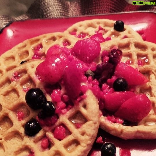 Lorena Herrera Instagram - Empezemos la semana con una deliciosa receta de #waffles altos en proteínas #glutenfree #lactosafree #sugarfree Podrás comerlos cada vez que quieras!! Ingredientes para 4wafles medianos: *1 scoop y media de proteína vegana orgánica sabor vainilla *3 cucharadas soperas de harina de avena sin gluten ( puede ser harina de almendra o de coco) *1huevo completo y 1clara *1cucharadita polvos para hornear *1/2taza de agua ( si le falta agregar más) Para descuento en @mdnsports Ve a mis historias hoy #highprotein #lowcarb #healthylifestyle #recipies #healthyrecipes #lowcalorie #healthy #mdnsuplementos #lookingforperfection 💪🧇