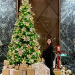 Lorene Ren Instagram - 聖誕快樂🎄 每年都一定要跟聖誕樹拍個照 享受這個幸福感滿滿的節日🎁 #merrychristmas