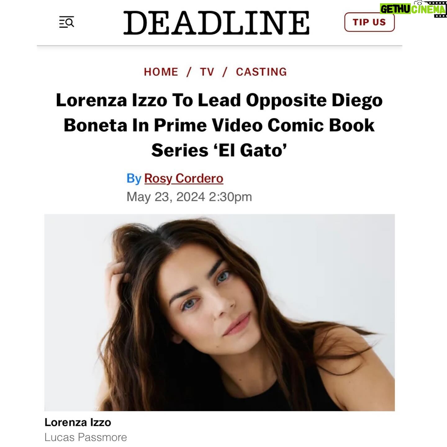 Lorenza Izzo Instagram - El Gato’s out of the bag! Could literally not be more excited for this one! Tiki tiki tiii que se va a venir weeeno! 🐈⬛